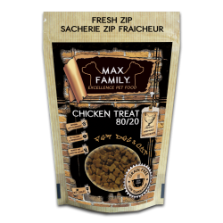 CHICKEN TREAT 80/20 Grain Free 100g by MAX FAMILY EXCELLENCE PET FOOD