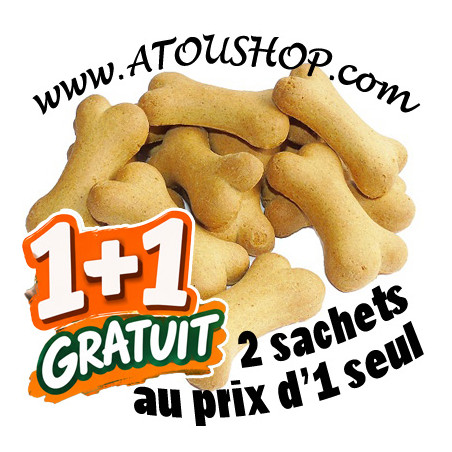 ✌️ Promo 1+1 ⚡️ Os AGNEAU RIZ 400g - Biscuits BULLY