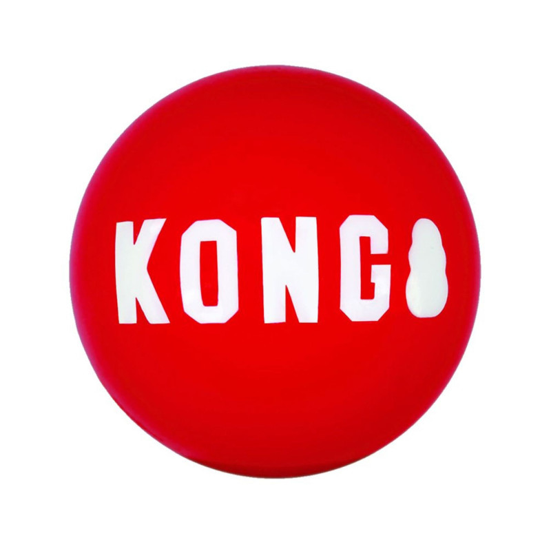 Balle rouge Ø 6.5cm KONG Signature