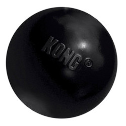 KONG Balle Extreme Ø 6.5cm - Balle noire pour chiens à mâchoires puissantes