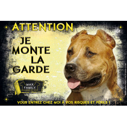 PANNEAU "Je monte la Garde" MAX FAMILY