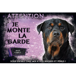 PANNEAU "Je monte la Garde" MAX FAMILY