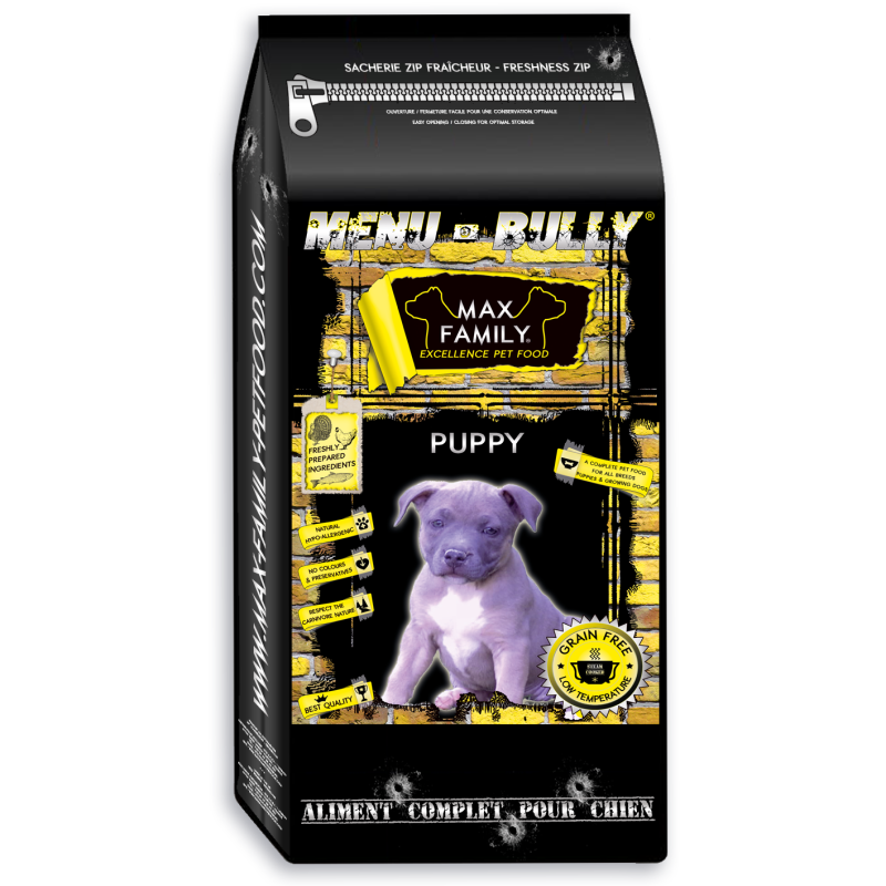 (Déstock ARRIVAGE) Menu BULLY Puppy - by MAX FAMILY