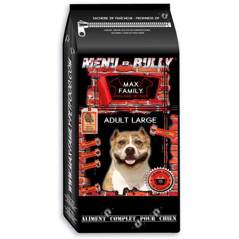(Déstock ARRIVAGE) Menu BULLY Adult Large - by MAX FAMILY