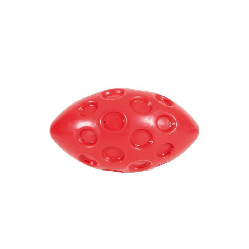 Jouet TPR Ovale rouge 18 cm