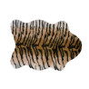 Tapis 100 cm x 70 cm - Épaisseur 1 cm - Peau synthétique "tigre"