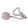 Balle de corde et sa corde couleur - Jouet idéal pour jouer avec son chien