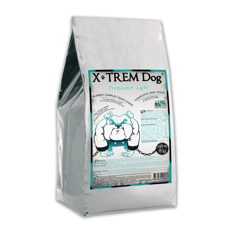 PREMIUM+ Light _ X-TREM Dog Croquette naturelle pour chien en 18kg