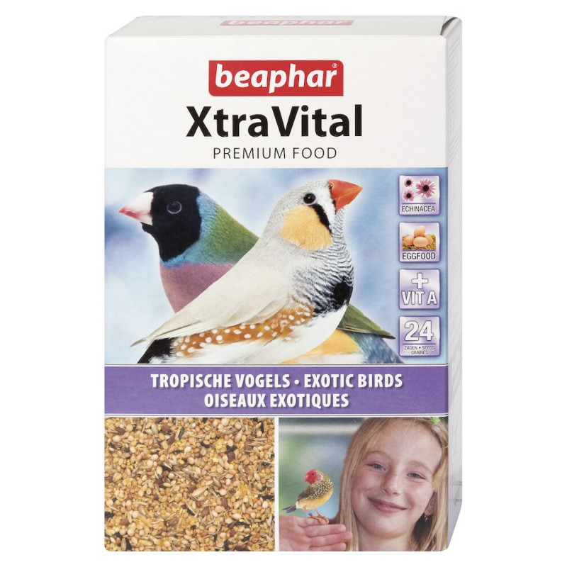 Aliment Premium Oiseaux exotiques - XtraVital BEAPHAR 500g