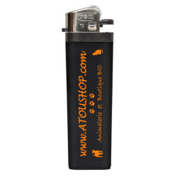 Briquet ATOUSHOP flamme réglable avec sécurité enfants